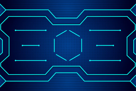 Blue Background Horizontal Game Template