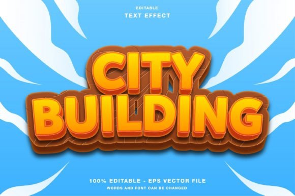 City Building Game Title Text Effect: An Evaluation