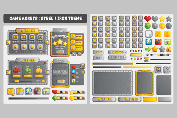 Forging Your Interface: A Comprehensive Guide to Iron Steel Game UI Assets