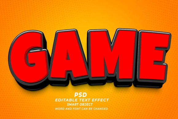 Game PSD 3D Editable Text Effect: A Strategic Asset for Visual Communication