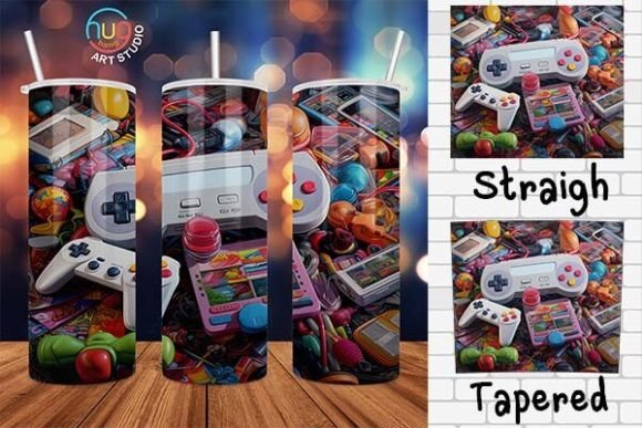 Gamer Life Tumbler: Gamer Fuel & Game Mode Designs