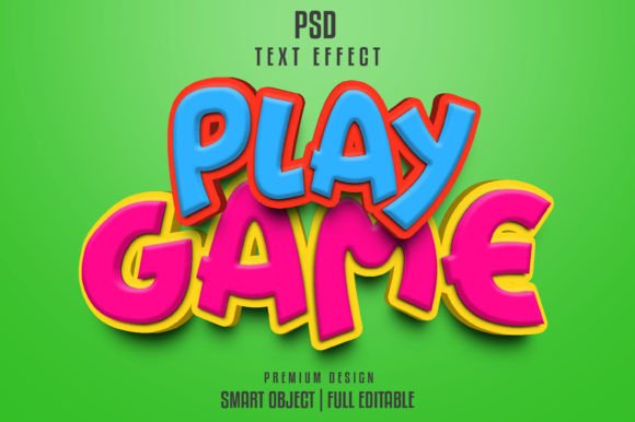 Play Game Text Effect: Creative Design Made Simple