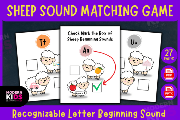 Sheep Sound Matching Game: Learn Letter Sounds with Fun
