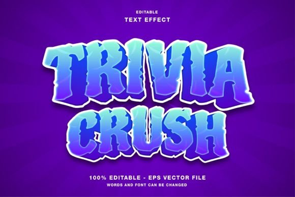 Trivia Crush Game Cartoon Text Effect: A Strategic Asset for Visual Communication