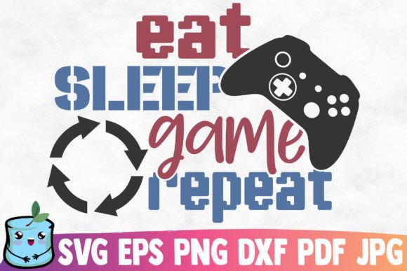Unlocking Creativity with the Eat Sleep Game Repeat Digital Design Bundle