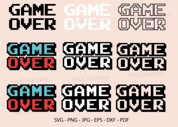 Unlocking Creativity with the Game Over SVG Bundle