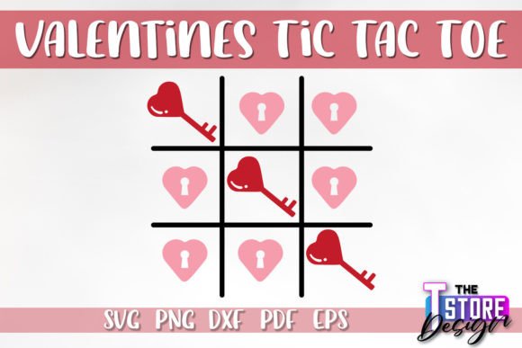 Valentines Tic Tac Toe SVG Game: A Creative Digital Design for Crafters and Makers
