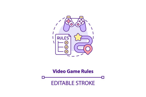 Video Game Rules Concept Icon: A Design Essential